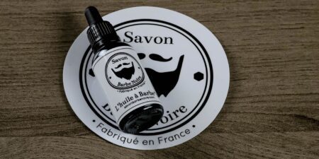 huile de barbe savon barbe noire