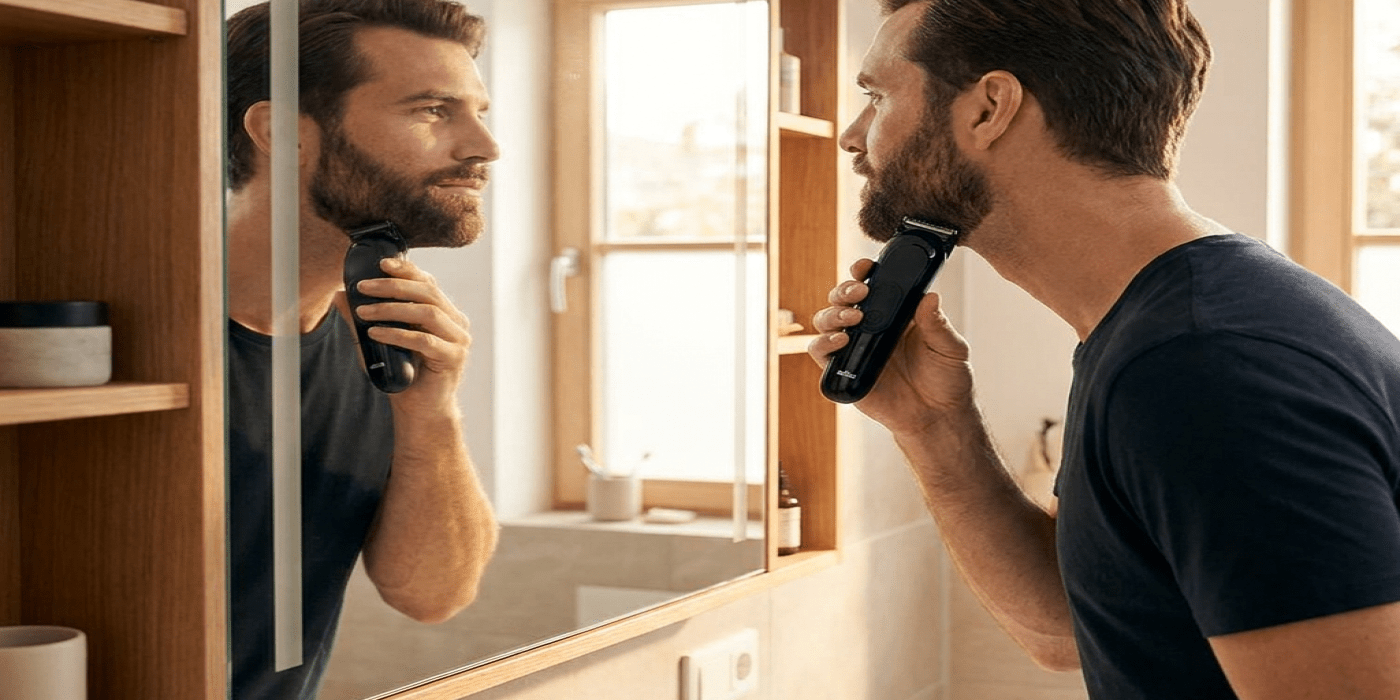 Test de la tondeuse Braun AIO5565 tout-en-un